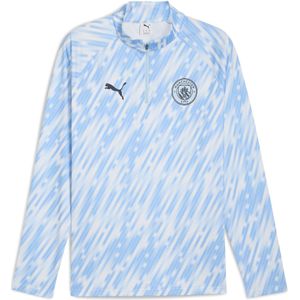 Puma - Manchester City Fc 25/26 - Sweatshirt - Met Halve Rits