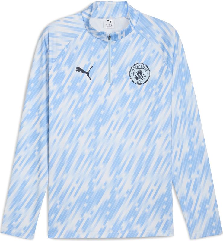 Puma - Manchester City Fc 25/26 - Sweatshirt - Met Halve Rits