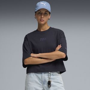 PUMA - Premium Essentials - T-shirt - Blauw - Oversized