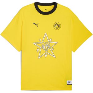 PUMA HOOPS x Borussia Dortmund T-shirt II voor Heren, Geel, Maat S