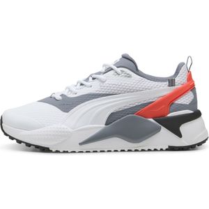 PUMA GS-X Efekt golfschoen, Grijs/Rood/Wit, Maat 42,5