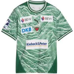 PUMA Füchse Berlin 25/26 thuisshirt, Groen/Wit, Maat 4-5Y