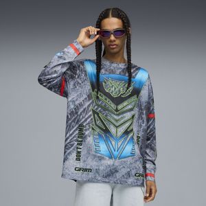A$AP ROCKY x PUMA Moto Armor uniseks T-shirt met lange mouwen, Wit, Maat S