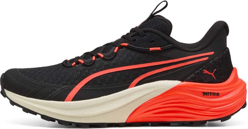 Puma - Electrify Nitro - Trailschoenen - Zwart - Mesh - NITROFOAM™ Demping