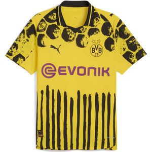 PUMA KIDSUPER x BORUSSIA DORTMUND Authentic shirt voor Heren, Zwart/Geel, Maat S