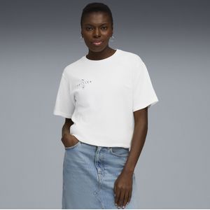 PUMA - FtblEdition - Voetbal-T-shirt - Wit - Dames