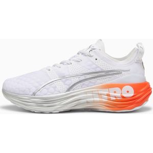 PUMA ForeverRun NITRO hardloopschoenen voor Dames, Oranje/Wit