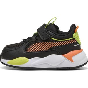 PUMA RS-X sneakers, Zwart/Oranje, Maat 26