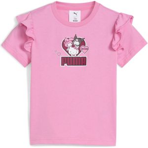 PUMA - Ruffle T-shirt - Roze - x HELLO KITTY AND FRIENDS - Dames