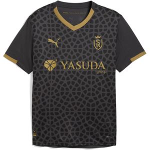 PUMA Stade Reims 25/26 derde shirt voor Heren, Zwart/Grijs, Maat S