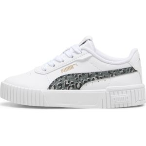 Carina 2.0 Animal Update sneakers voor Dames, Grijs/Wit/Goud, Maat 33 | PUMA