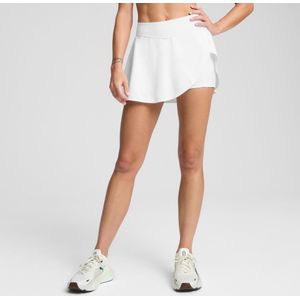 PUMA x PAMELA REIF asymmetrische skort voor Dames, Wit