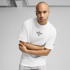 PUMA Melo Alwayz Op 1 basketbalshirt voor Heren, Wit, Maat S