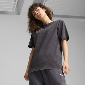 DARE TO relaxed washed T-shirt voor Dames, Grijs, Maat S | PUMA