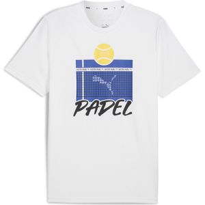 PUMA - Individual Padel - Grafisch T-shirt - Wit