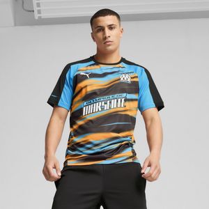 Olympique de Marseille Faster shirt voor Heren, Blauw, Maat S | PUMA