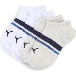 PUMA Sneakersokken, Blauw/Wit, Maat 27-30