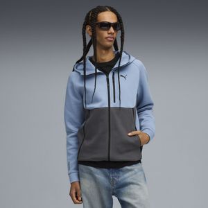 PUMA - PUMATECH - Hoodie - Blauw/Grijs - Met Rits voor Heren