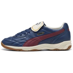 PUMA King Indoor sneakers unisex, Blauw/Rood, Maat 44