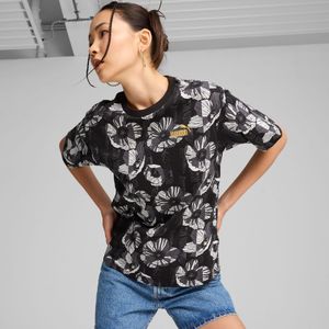 PUMA ESS+ CLASS ACT T-shirt met print, Zwart