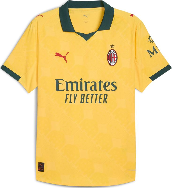 Puma - AC Milan 25/26 - Derde T-shirt - Geel - Korte Mouwen