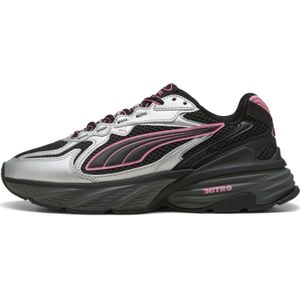 PUMA Fade sneakers uniseks, Zwart/Zilver, Maat 44