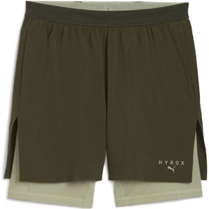 PUMA x HYROX 2-in-1-trainingsshort voor Heren, Maat S