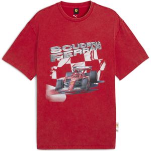 PUMA - Scuderia Ferrari - T-shirt - Rood - Heren