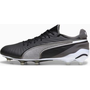 PUMA KING ULTIMATE FG/AG voetbalschoenen, Wit/Zwart/Grijs