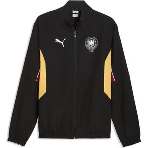 PUMA Duitse handbalbond Archive trainingsjack voor Heren, Zwart, Maat S