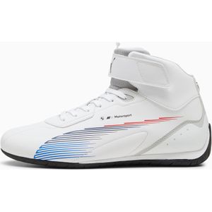 PUMA BMW M Motorsport Neo Cat Mid 2.0 unisex schoenen, Wit/Grijs