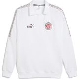 PUMA - KING Drill Top - Wit/Bruin - Heren Sporttop