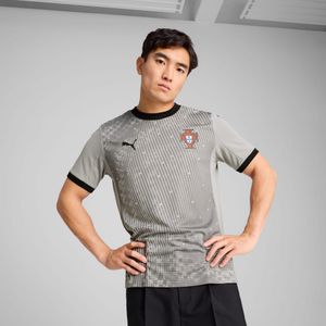 PUMA Portugal 2025 keepersshirt met korte mouwen, Zwart/Grijs