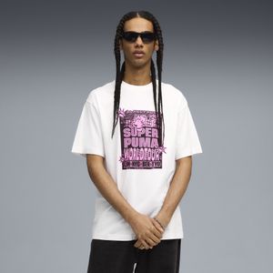 PUMA - Graphic SUPER - T-shirt - Wit - Relaxed Fit