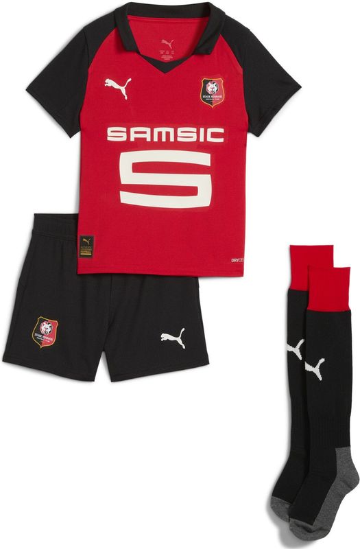 PUMA - Stade Rennais FC 25/26 - Mini-thuistenue - Zwart/Rood