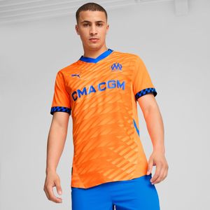 PUMA Olympique de Marseille 24/25 authentiek derde shirt, Blauw/Oranje