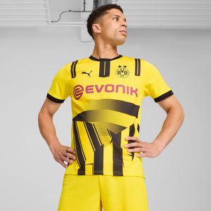 PUMA Borussia Dortmund 24/25 Cup voetbalshirt, Zwart/Geel