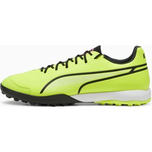 PUMA KING PRO TT voetbalschoenen voor Dames, Roze/Groen/Zwart