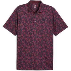 PUMA CLOUDSPUN Carmela Floral golfpolo voor Heren, Blauw, Maat M