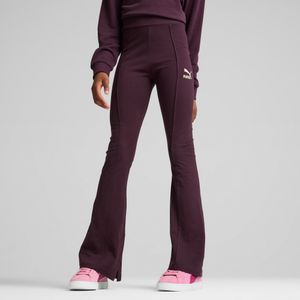 PUMA CLASSICS legging met uitlopende pijpen, Midnight Plum