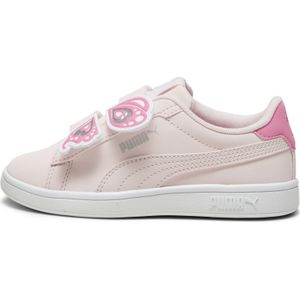 PUMA Smash 3.0 Butterfly sneakers voor Dames, Roze/Wit, Maat 35