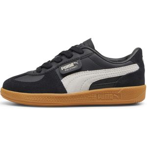 PUMA - Palermo - Sneakers - Zwart/Grijs - Leer