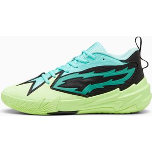 PUMA Scoot Zeros basketbalschoenen voor Dames, Fizzy Apple-Electric Peppermint