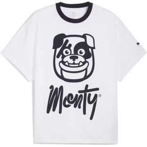 PUMA HOOPS x CF MONTERREY basketbal-T-shirt voor Heren, Wit, Maat S