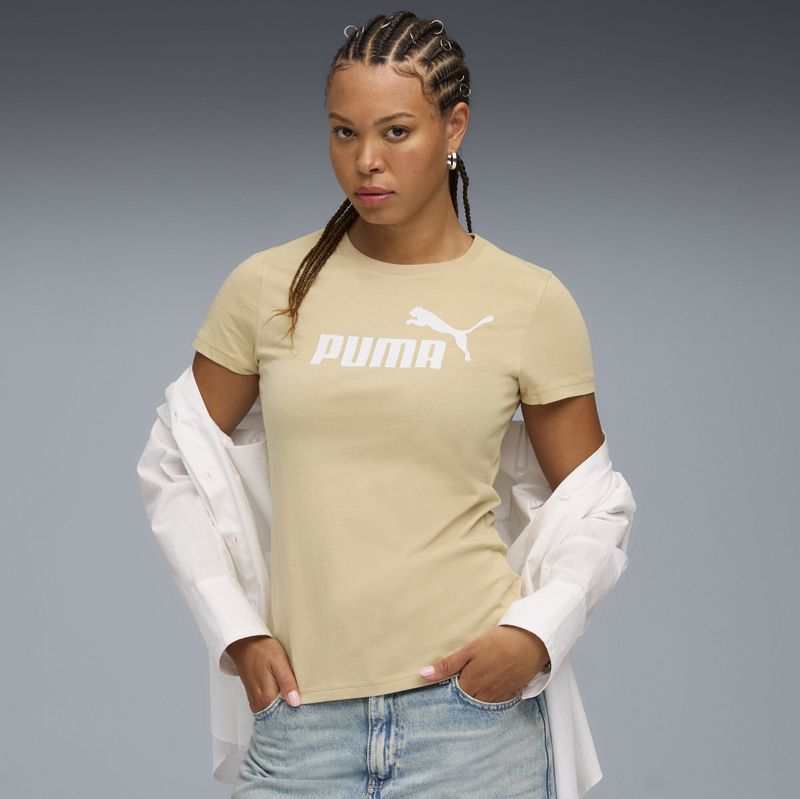 PUMA - ESS No. 1 Logo - T-shirt - Beige