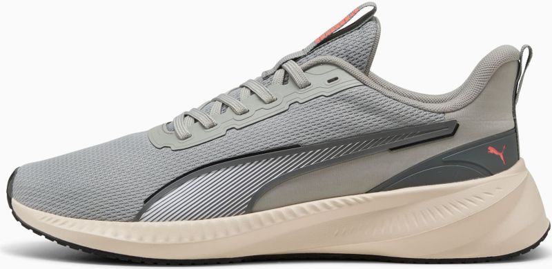 PUMA Flyer Lite 3 hardloopschoenen voor Dames, Zwart/Grijs/Rood