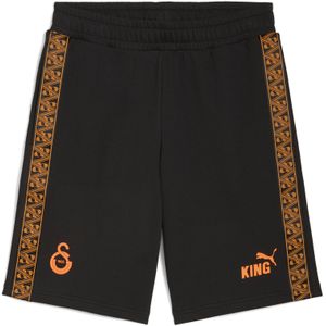 PUMA Galatasaray SK KING sweatshort voor Heren, Zwart/Rood/Oranje, Maat S