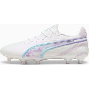 PUMA KING ULTIMATE BL FG/AG voetbalschoenen voor Dames, Wit/Zwart