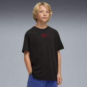 PUMA x SONIC THE HEDGEHOG T-shirt met print voor Heren, Zwart, Maat 15-16Y