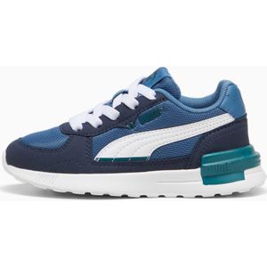 PUMA Graviton AC sneakers kinderen, Blauw/Groen/Wit